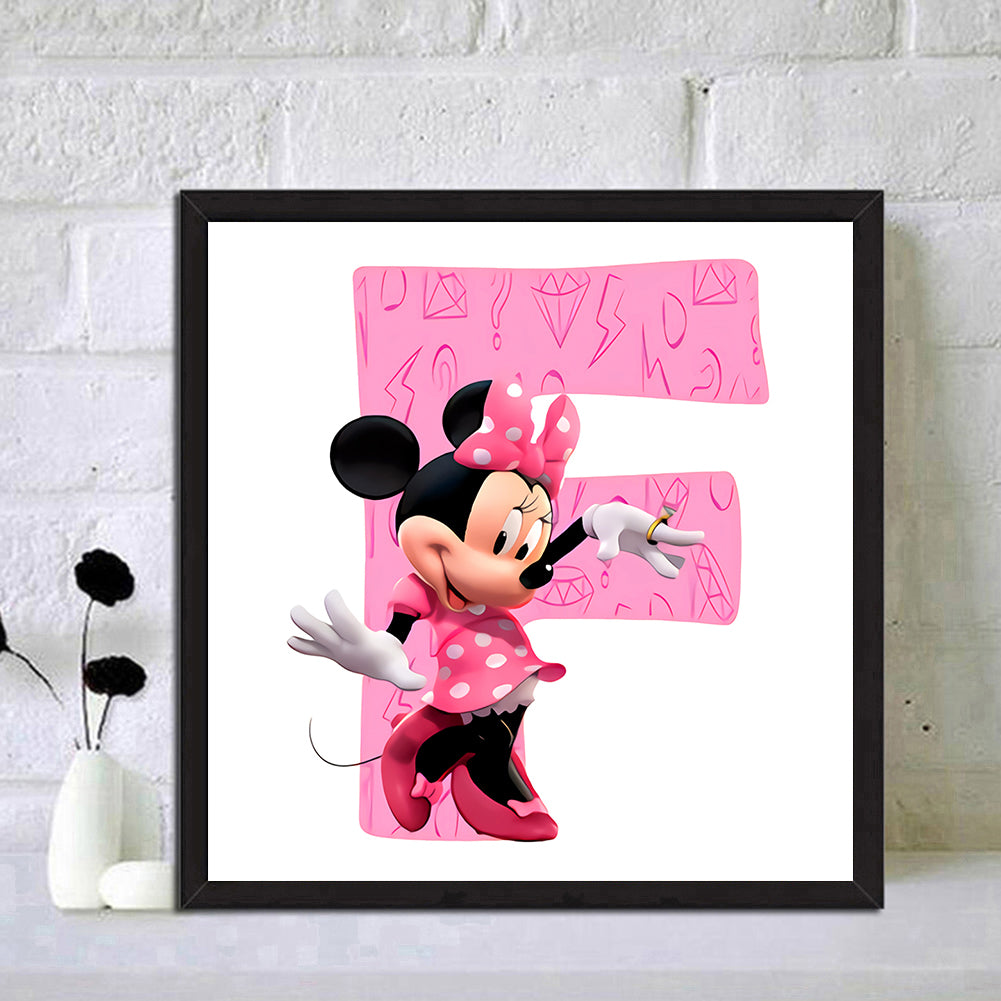 Mickey Mouse - Full Round Drill Diamond Painting 30*30CM