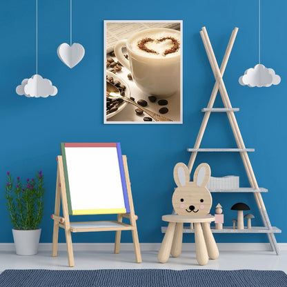 Coffee - Full Round Drill Diamond Painting 30*40CM