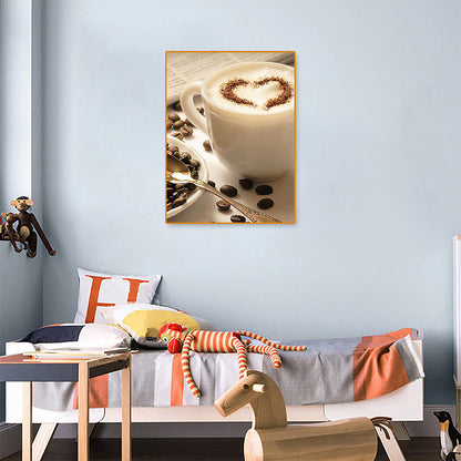 Coffee - Full Round Drill Diamond Painting 30*40CM