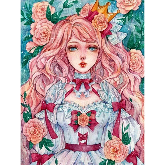 Beauty - Full Round Drill Diamond Painting 30*40CM