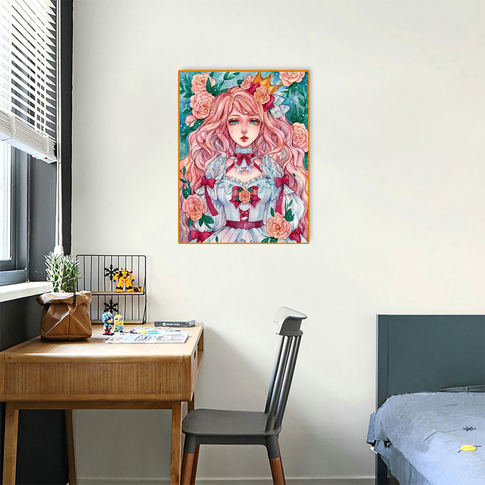 Beauty - Full Round Drill Diamond Painting 30*40CM