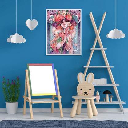 Beauty - Full Round Drill Diamond Painting 30*40CM