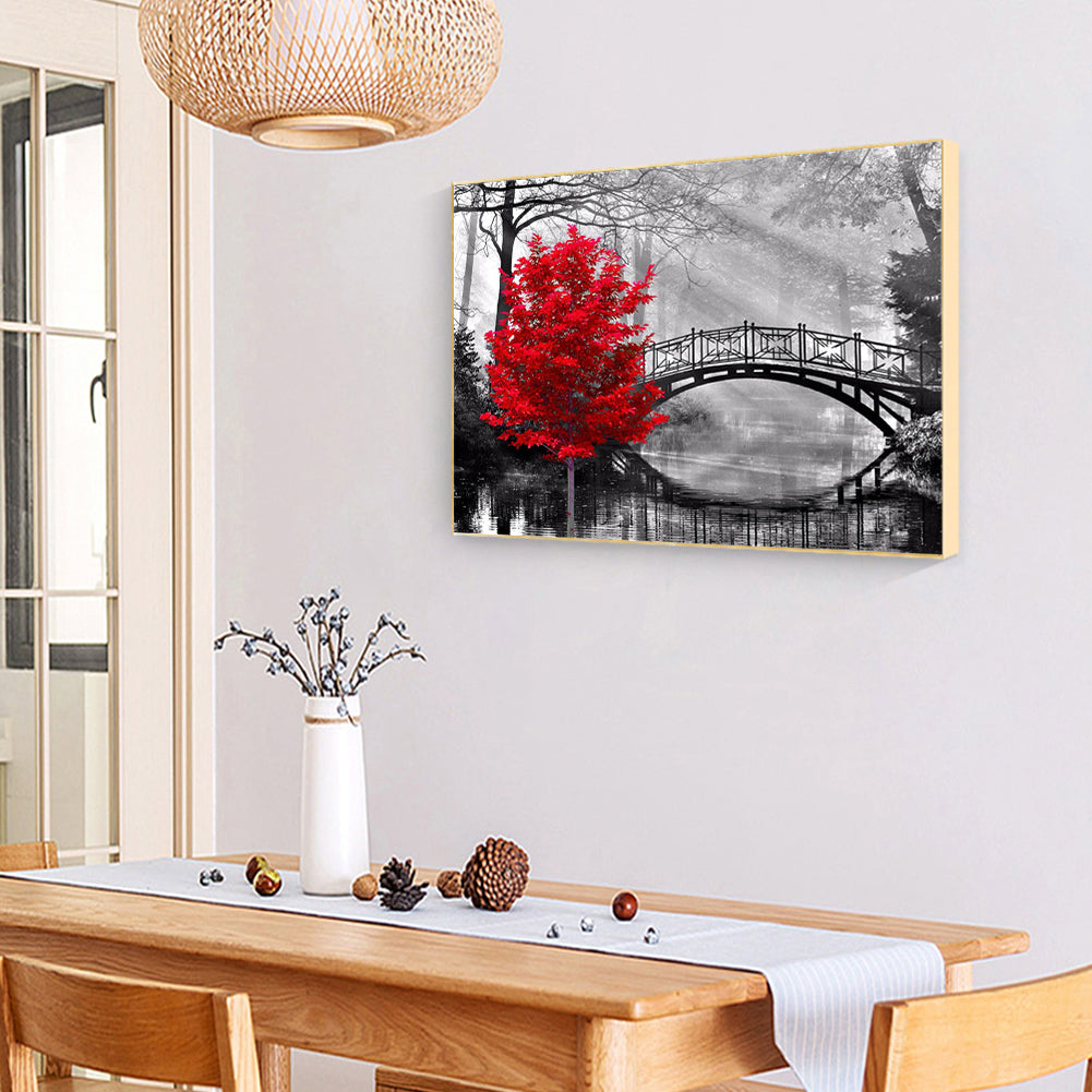 A Touch Of Red - Full Round Drill Diamond Painting 40*30CM