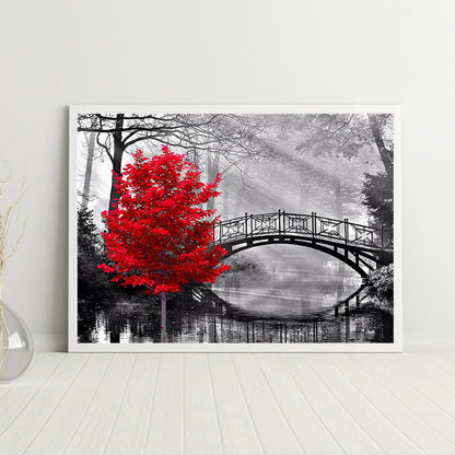 A Touch Of Red - Full Round Drill Diamond Painting 40*30CM