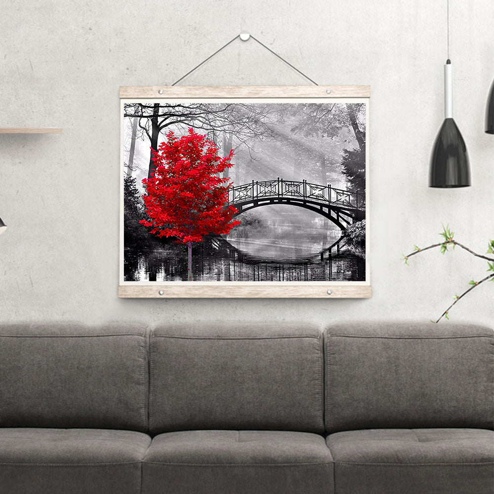 A Touch Of Red - Full Round Drill Diamond Painting 40*30CM