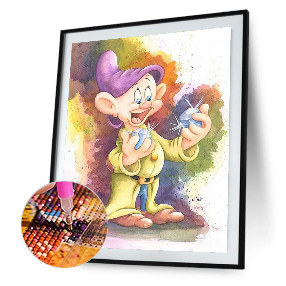 Dwarf - Full Round Drill Diamond Painting 50*60CM