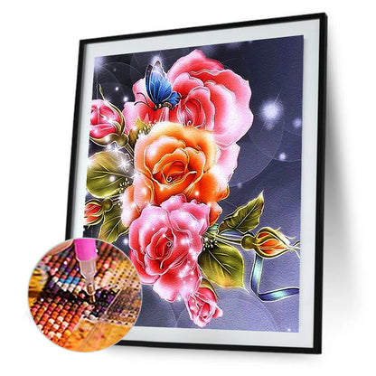 Flower - Full Round Drill Diamond Painting 50*60CM