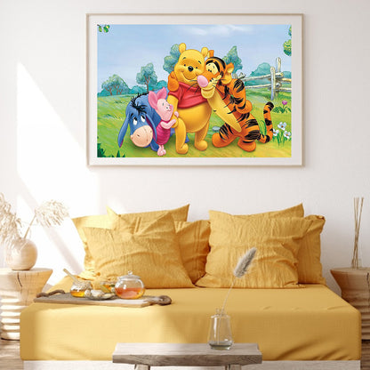 Winnie The Pooh - Full Round Drill Diamond Painting 60*50CM