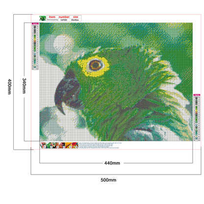 Parrot - Full Square Drill Diamond Painting 50*40CM