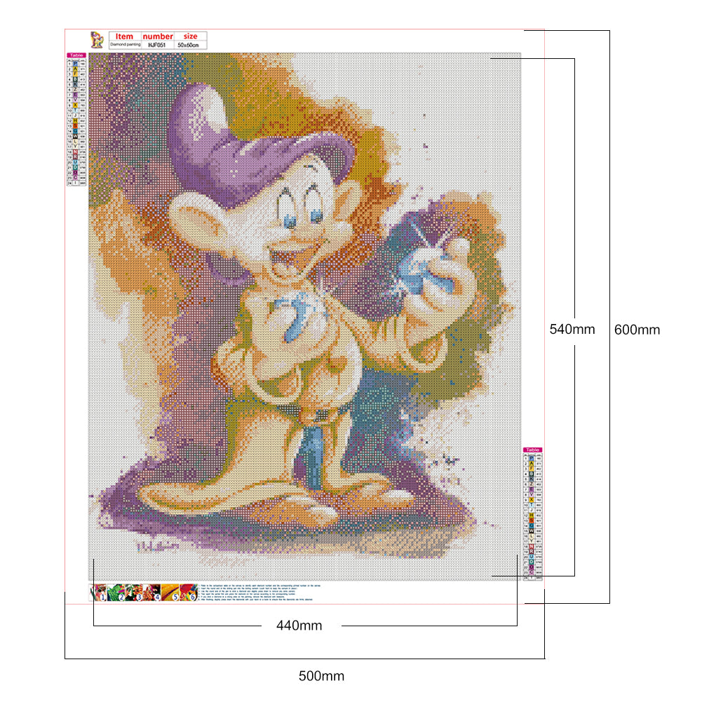 Disney - Full Square Drill Diamond Painting 50*60CM