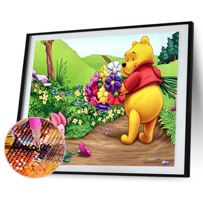 Pooh And Tigger - Full Round Drill Diamond Painting 40*30CM