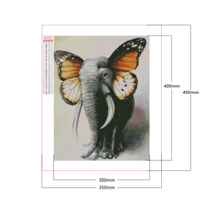 Elephant - Full Square Drill Diamond Painting 30*40CM