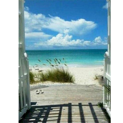 Seaside Scenery - Full Round Drill Diamond Painting 30*40CM