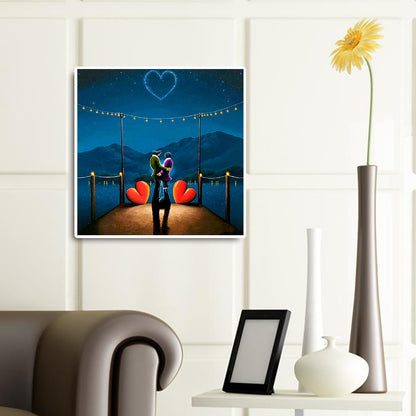 Couple - Full Round Drill Diamond Painting 40*40CM