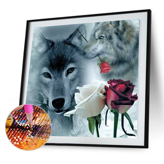 Wolf - Full Round Drill Diamond Painting 40*40CM