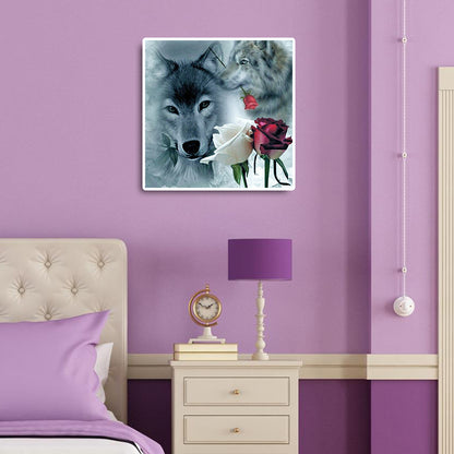 Wolf - Full Round Drill Diamond Painting 40*40CM