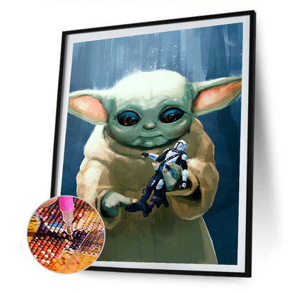 Yoda - Full Square Drill Diamond Painting 30*40CM