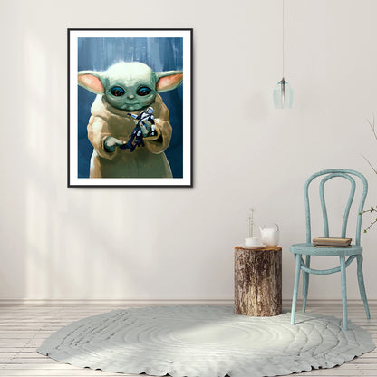 Yoda - Full Square Drill Diamond Painting 30*40CM