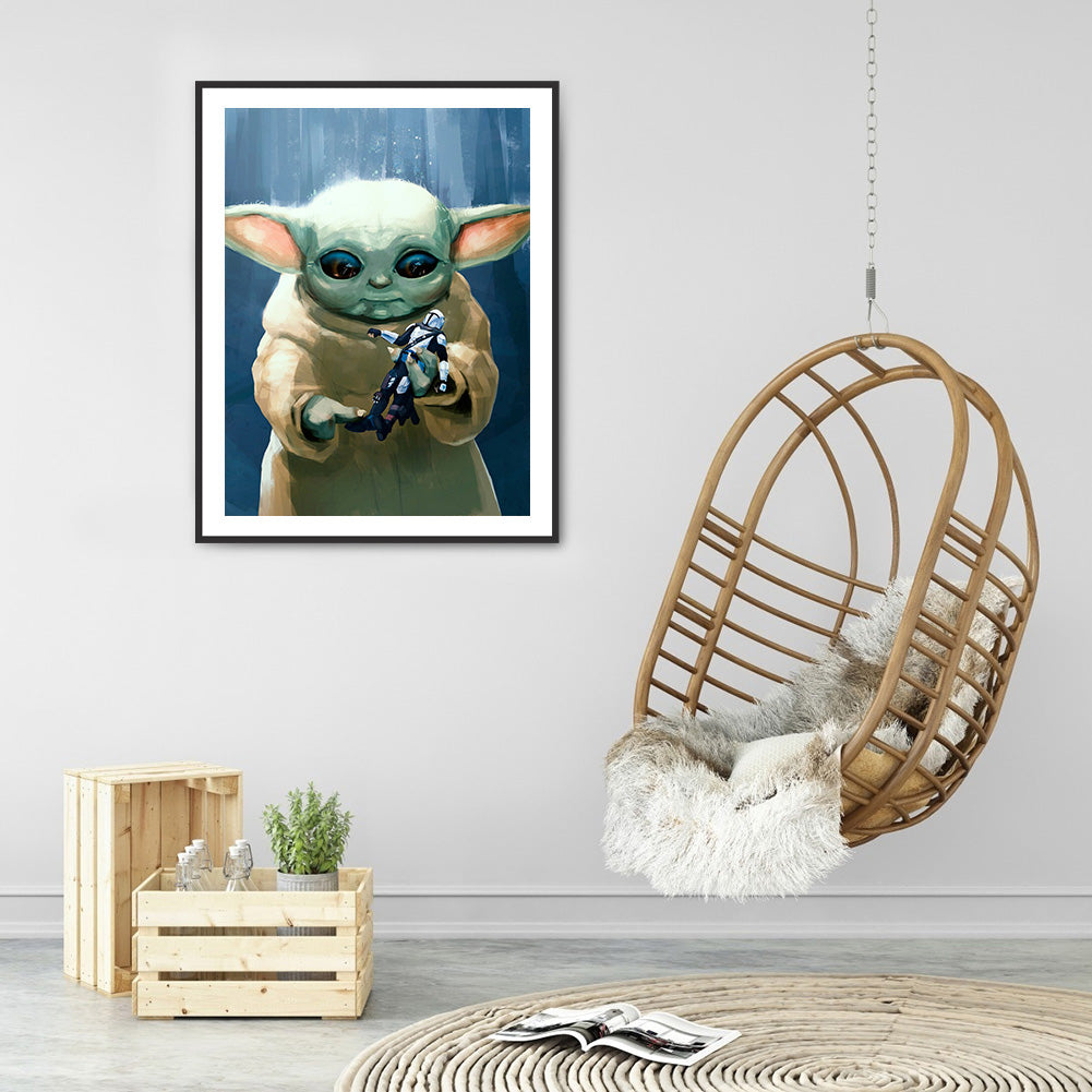 Yoda - Full Square Drill Diamond Painting 30*40CM