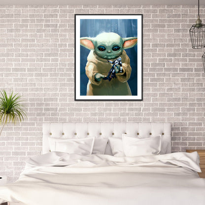 Yoda - Full Square Drill Diamond Painting 30*40CM