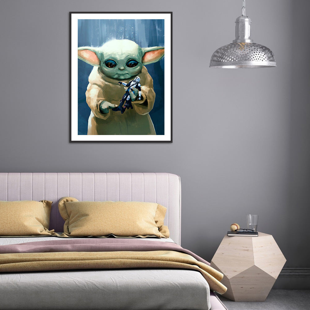 Yoda - Full Square Drill Diamond Painting 30*40CM