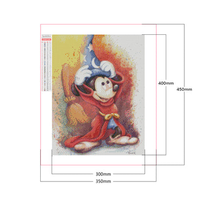 Mickey Mouse - Full Square Drill Diamond Painting 30*40CM