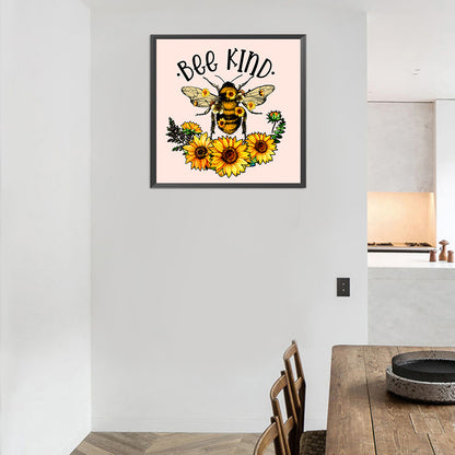 Astro Bee - Full Round Drill Diamond Painting 30*30CM