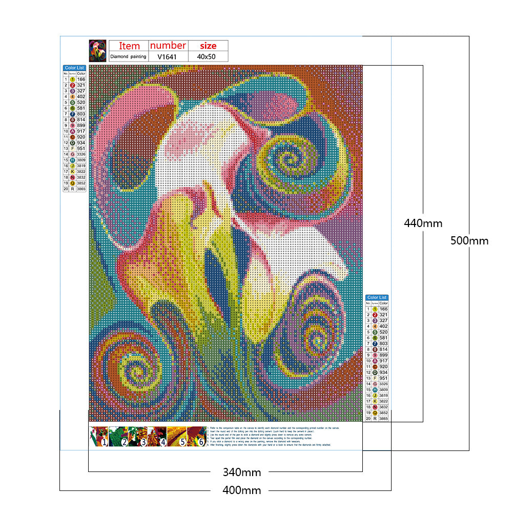 Dark - Full Round Drill Diamond Painting 40*50CM