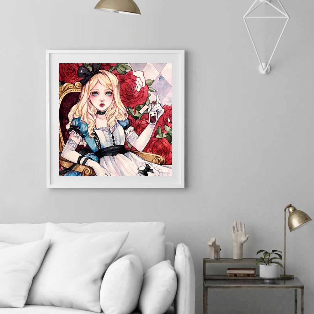 Watercolor Beauty - 11CT Stamped Cross Stitch 40*40CM