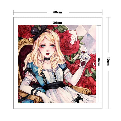 Watercolor Beauty - 11CT Stamped Cross Stitch 40*40CM