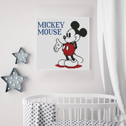 Mickey - 11CT Counted Cross Stitch 45*45CM