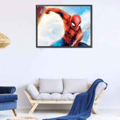 Spiderman - Full Round Drill Diamond Painting 40*30CM