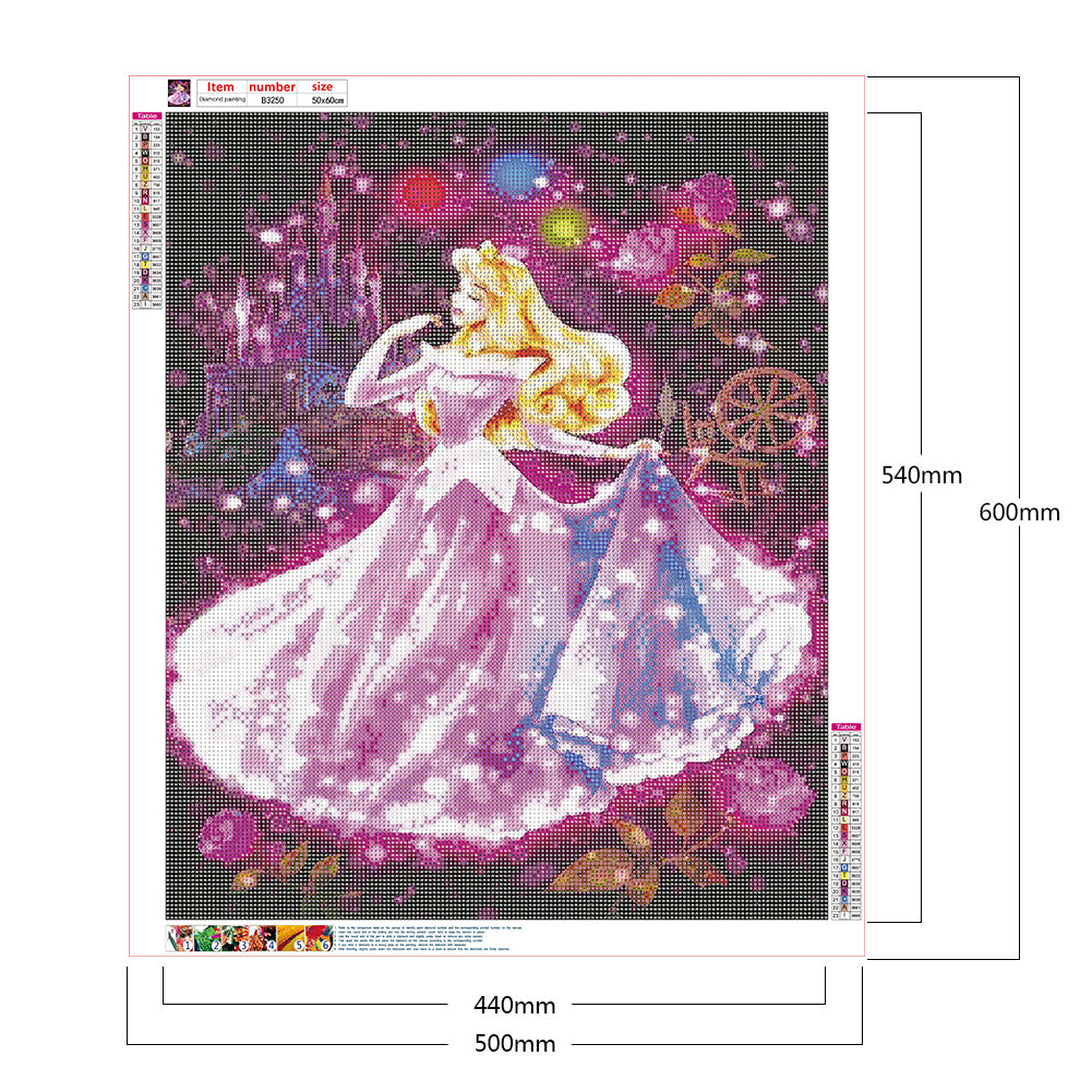 Disney Princess - Full Round Drill Diamond Painting 50*60CM