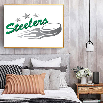 Bietigheim Steelers Logo - Full Round Drill Diamond Painting 40*30CM