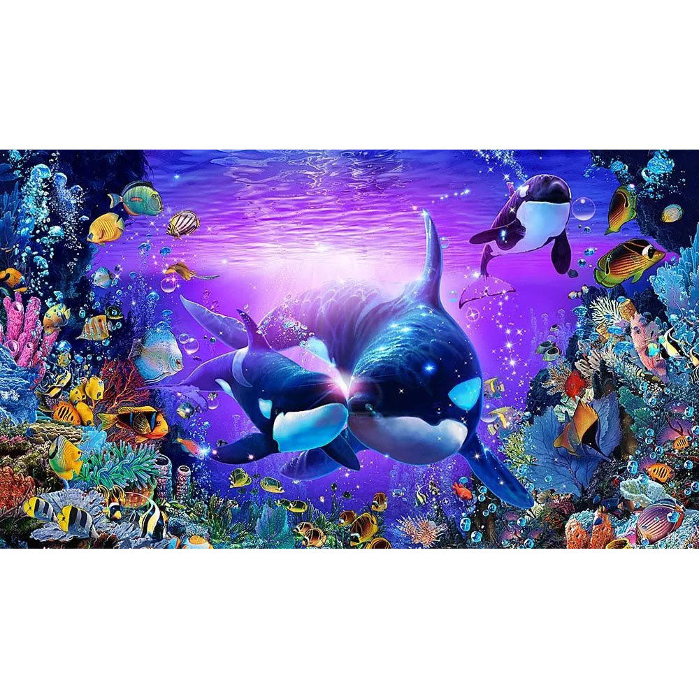 Underwater World - Full Round Drill Diamond Painting 70*40CM
