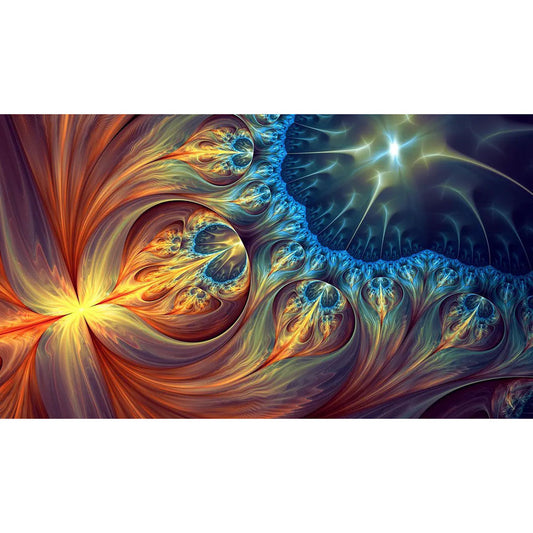 Abstract Pattern  - Full Round Drill Diamond Painting 70*40CM