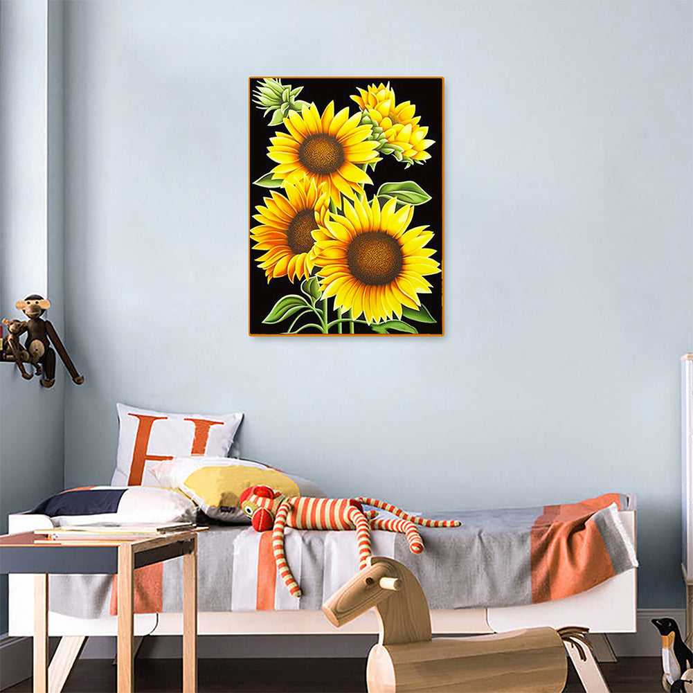 Flowers And Plants - Full Round Drill Diamond Painting 30*40CM