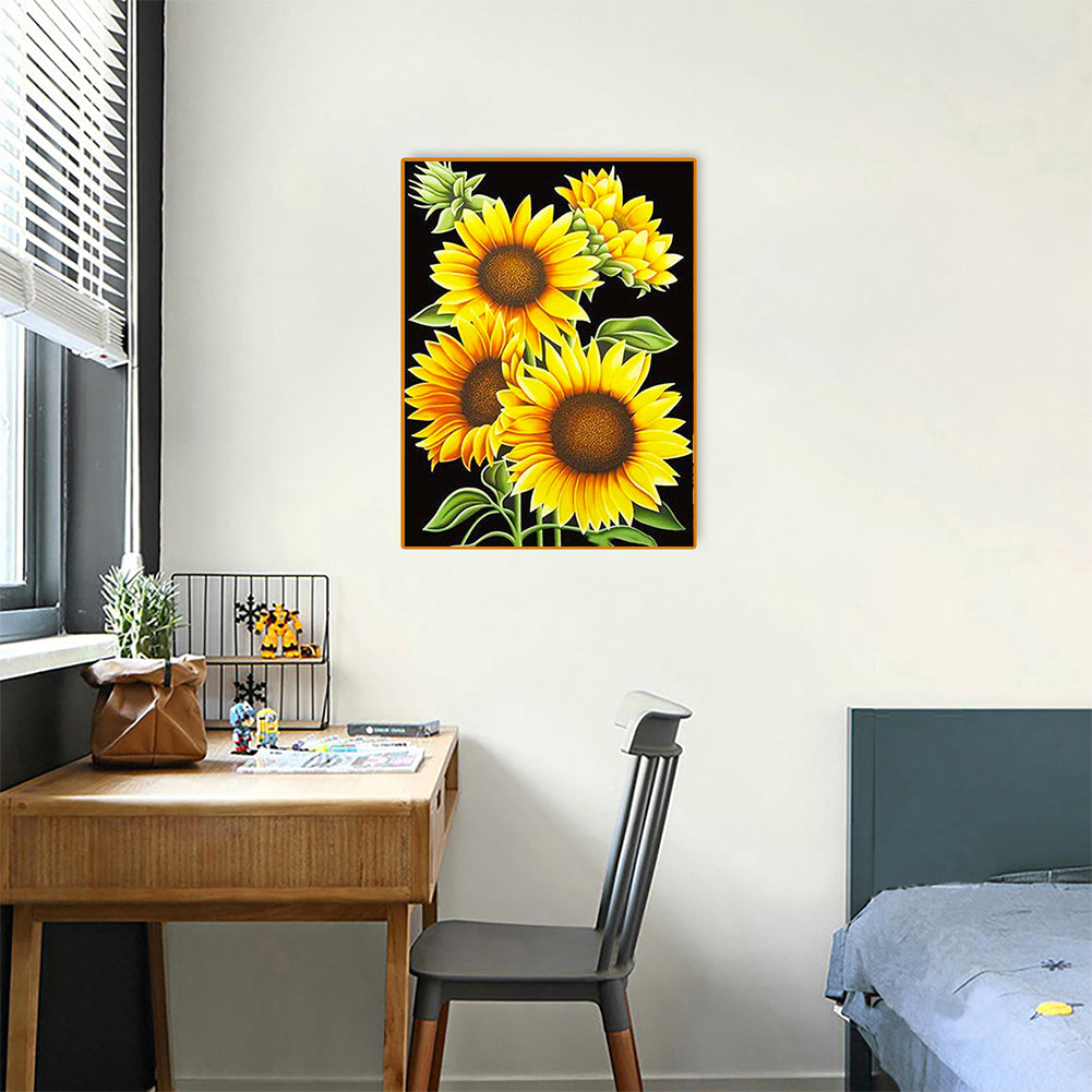 Flowers And Plants - Full Round Drill Diamond Painting 30*40CM