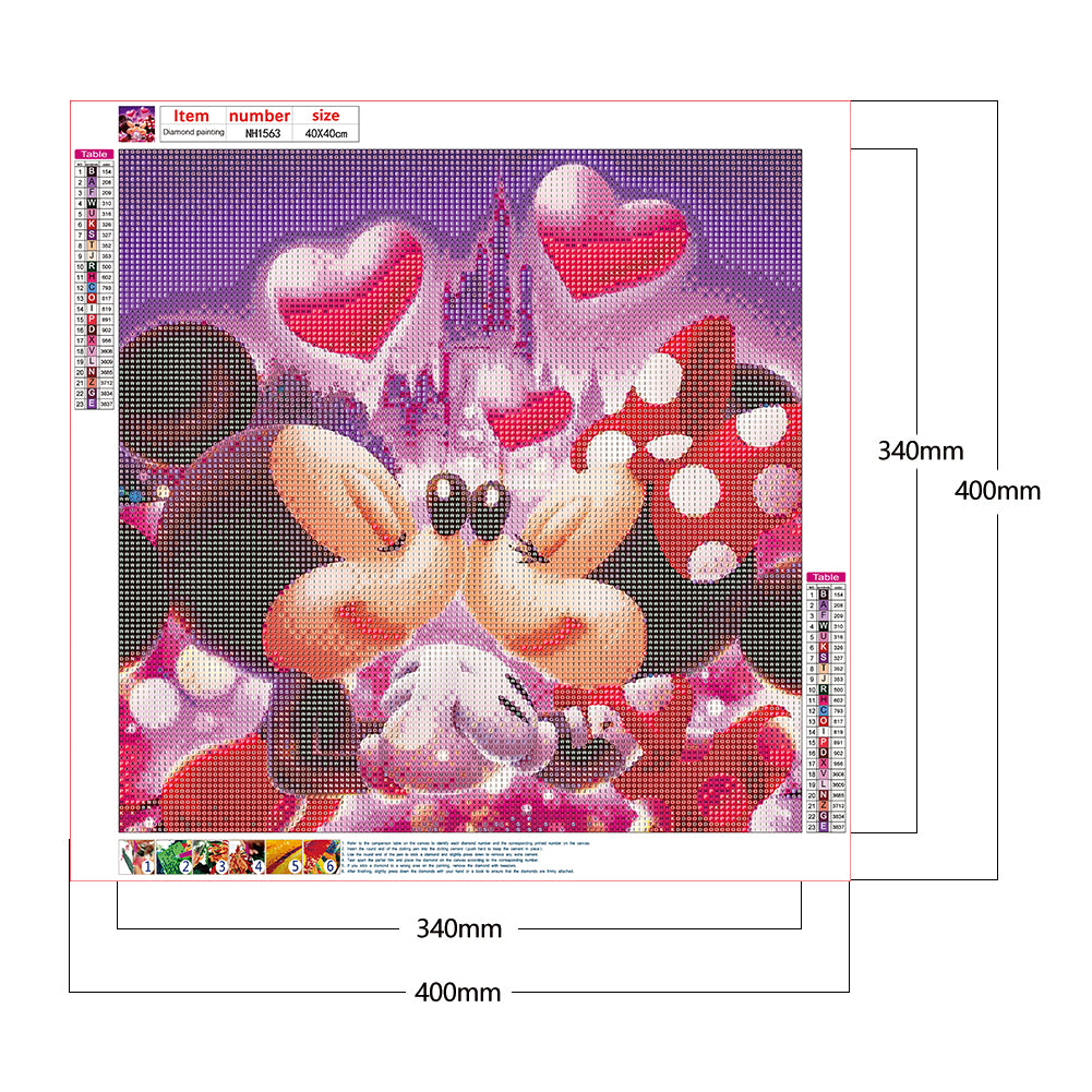 Mickey Mouse - Full Round Drill Diamond Painting 40*40CM