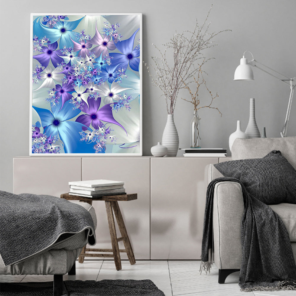 Colorful Abstract Painting - Full Round Drill Diamond Painting 50*60CM