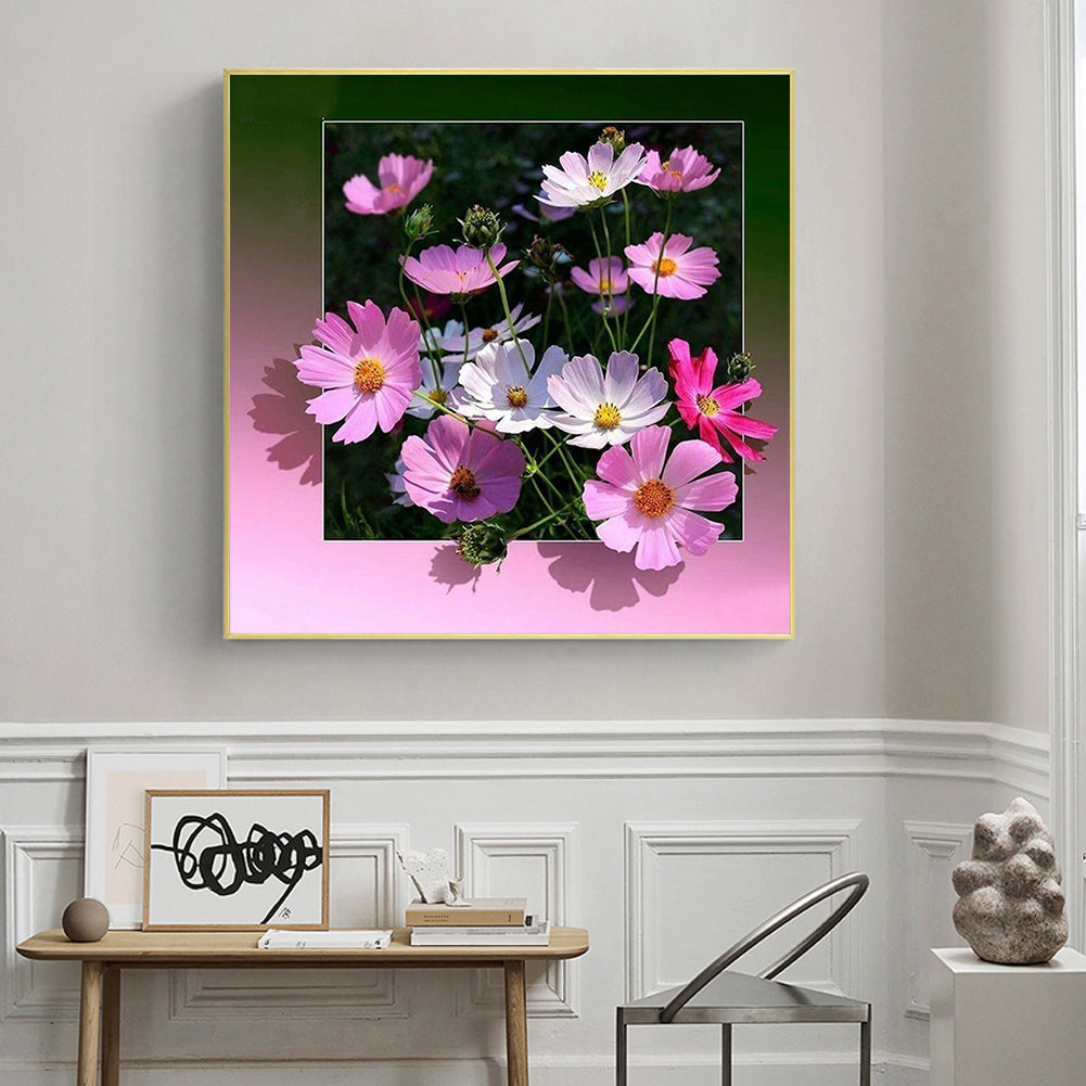 Out Of The Box 3D Flowers - Full Round Drill Diamond Painting 40*40CM