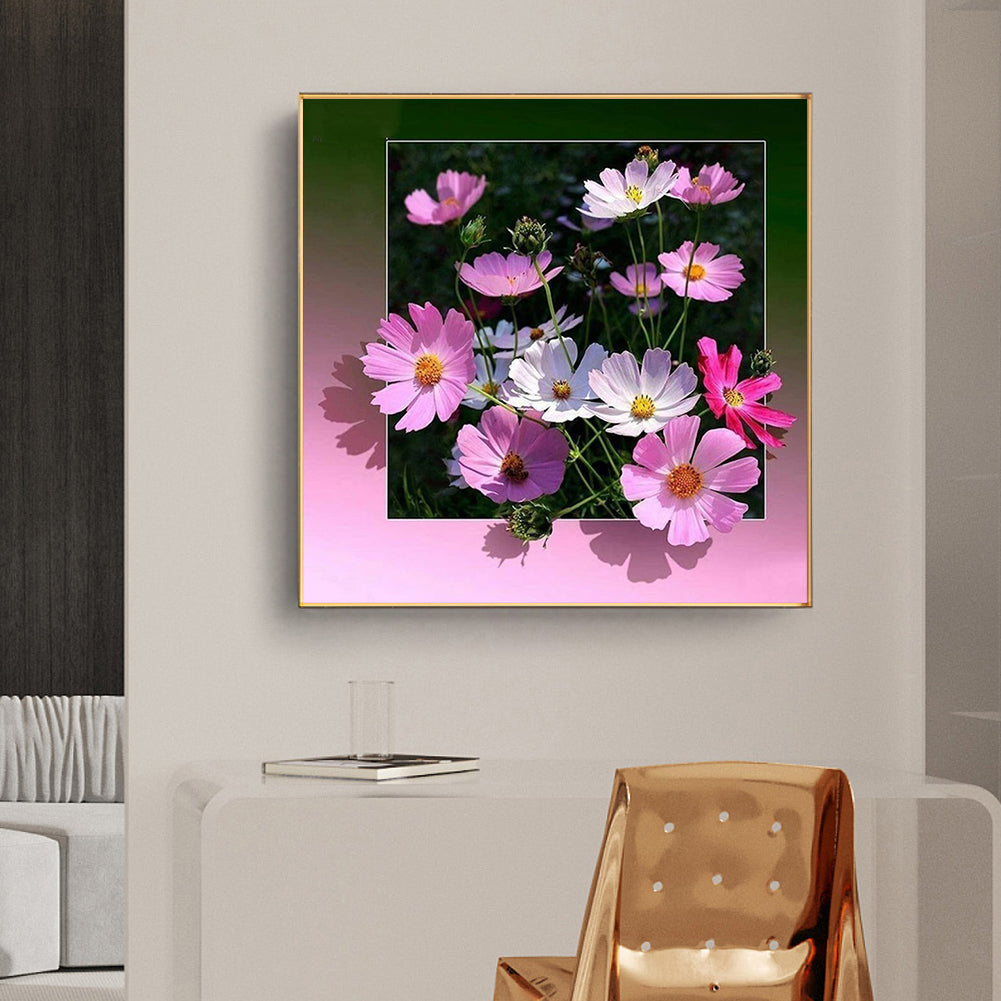 Out Of The Box 3D Flowers - Full Round Drill Diamond Painting 40*40CM