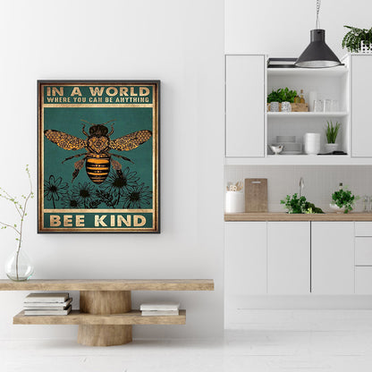 Bee Abstract Painting - Full Round Drill Diamond Painting 30*40CM