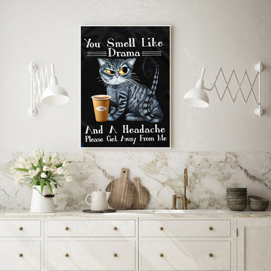 Small Animal Calligraphy And Painting - Full Round Drill Diamond Painting 30*40CM