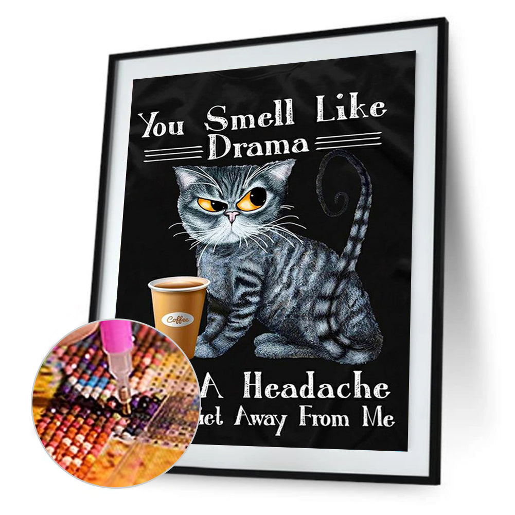 Small Animal Calligraphy And Painting - Full Round Drill Diamond Painting 30*40CM