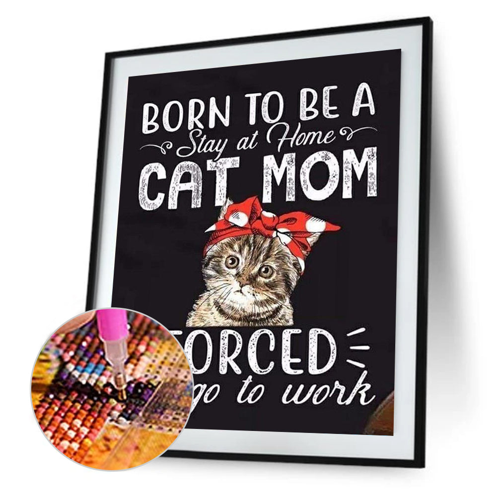 Small Animal Calligraphy And Painting - Full Round Drill Diamond Painting 30*40CM