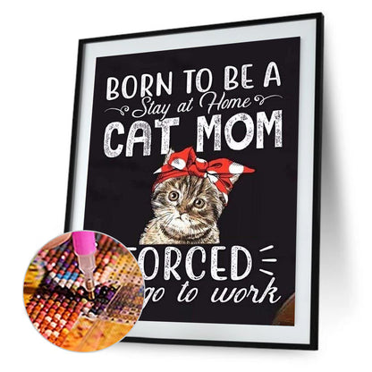 Small Animal Calligraphy And Painting - Full Round Drill Diamond Painting 30*40CM