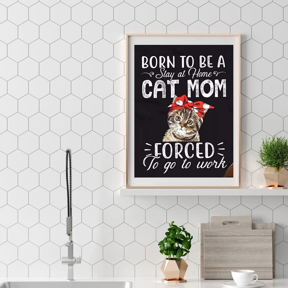 Small Animal Calligraphy And Painting - Full Round Drill Diamond Painting 30*40CM