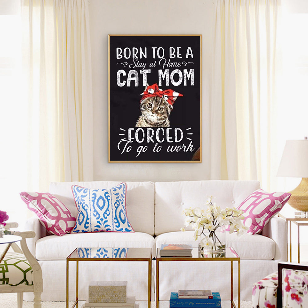 Small Animal Calligraphy And Painting - Full Round Drill Diamond Painting 30*40CM