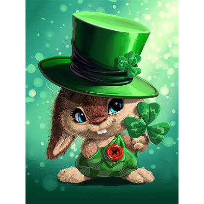 Rabbit - Full Round Drill Diamond Painting 30*40CM